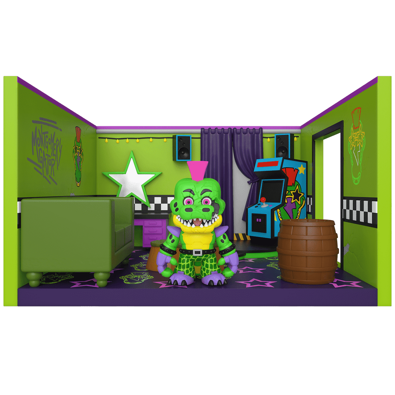Five Nights at Freddy's Snaps: Montgomery Gator w/ Dressing Room