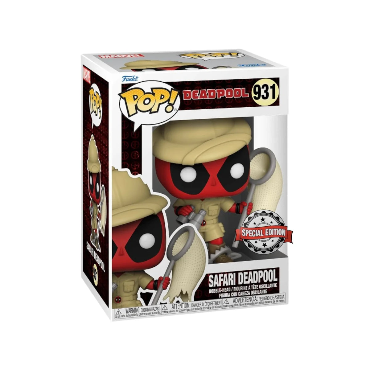 Marvel Deadpool: Safari Deadpool Funko POP! Vinyl