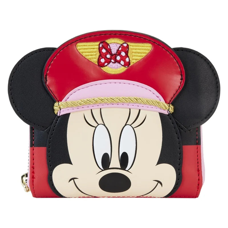 Lクリンminnie Loungefly x Disney: C2E2 Exclusive Minnie Mouse Pilot Zip Around Walle