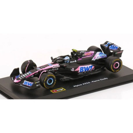 Bburago Alpine A524 Pierre Gasly 2024 1:43 Diecast Model
