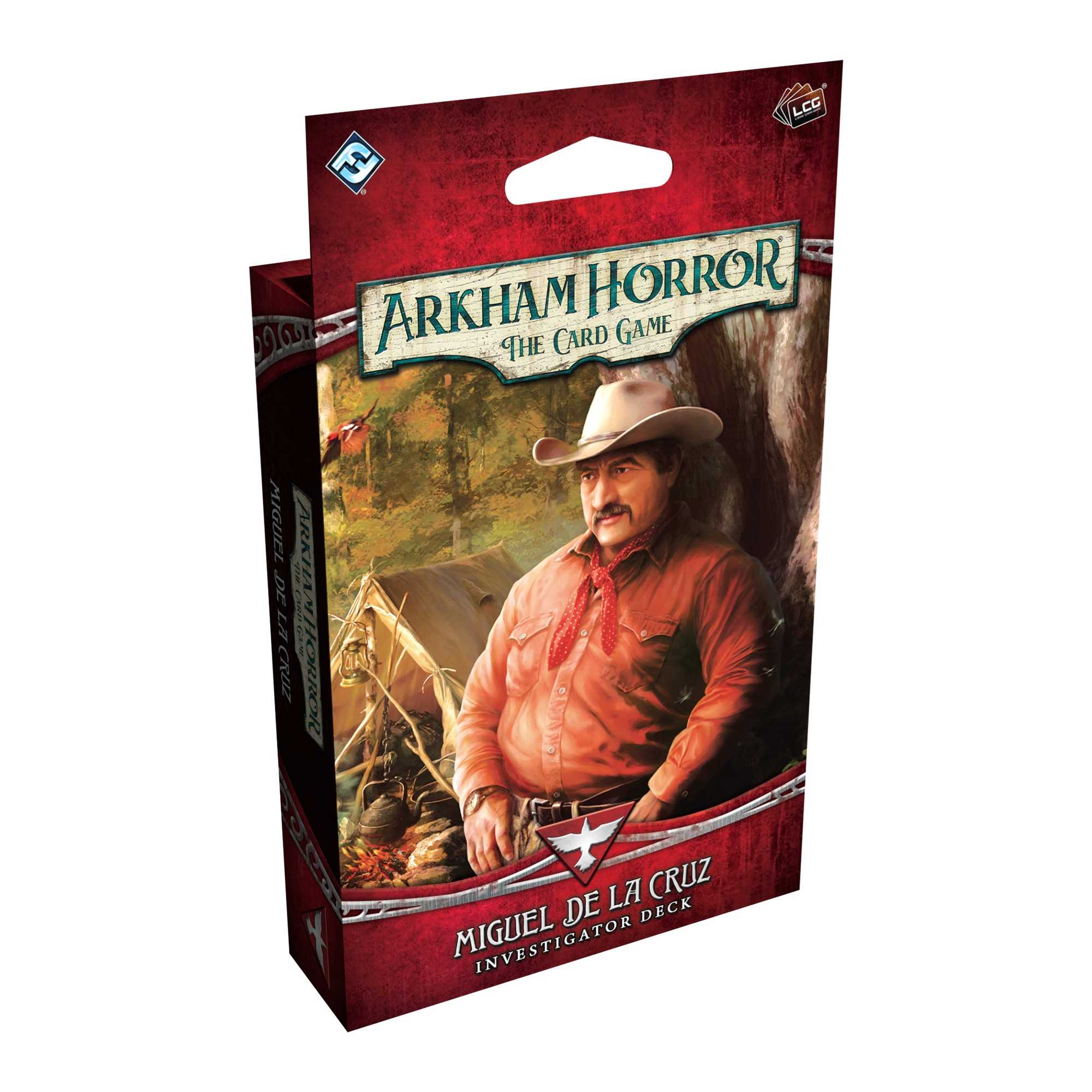 Arkham Horror The Card Game Miguel de la Cruz Investigator Deck retail packaging
