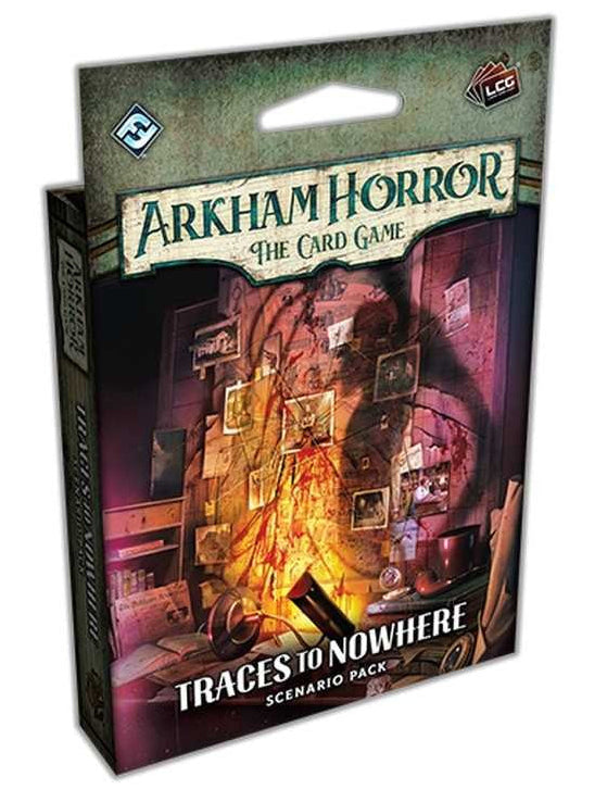 Arkham Horror The Card Game Traces to Nowhere Scenario Pack front box