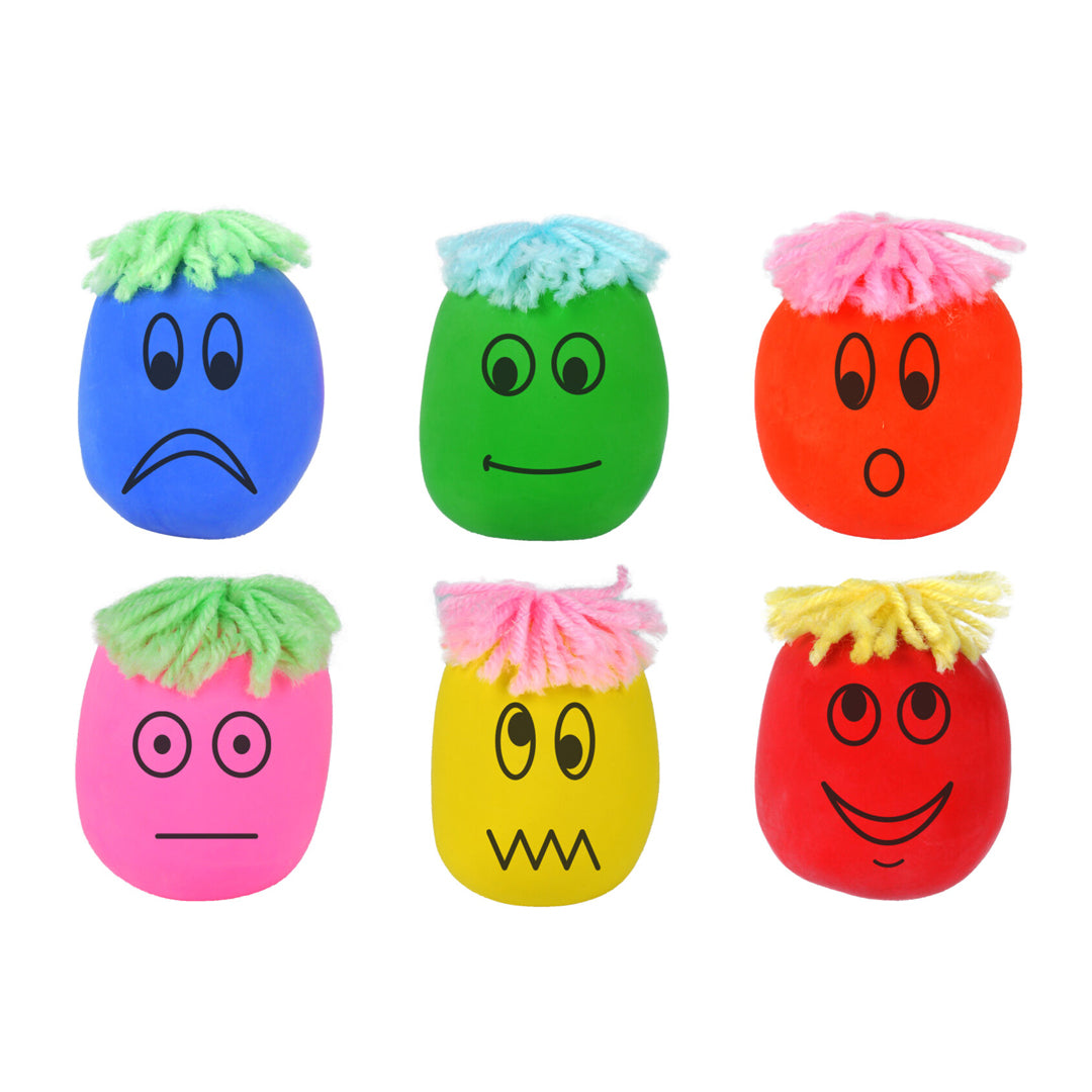 Moody Squeeze Face 6cm (1 Random Colour Supplied)