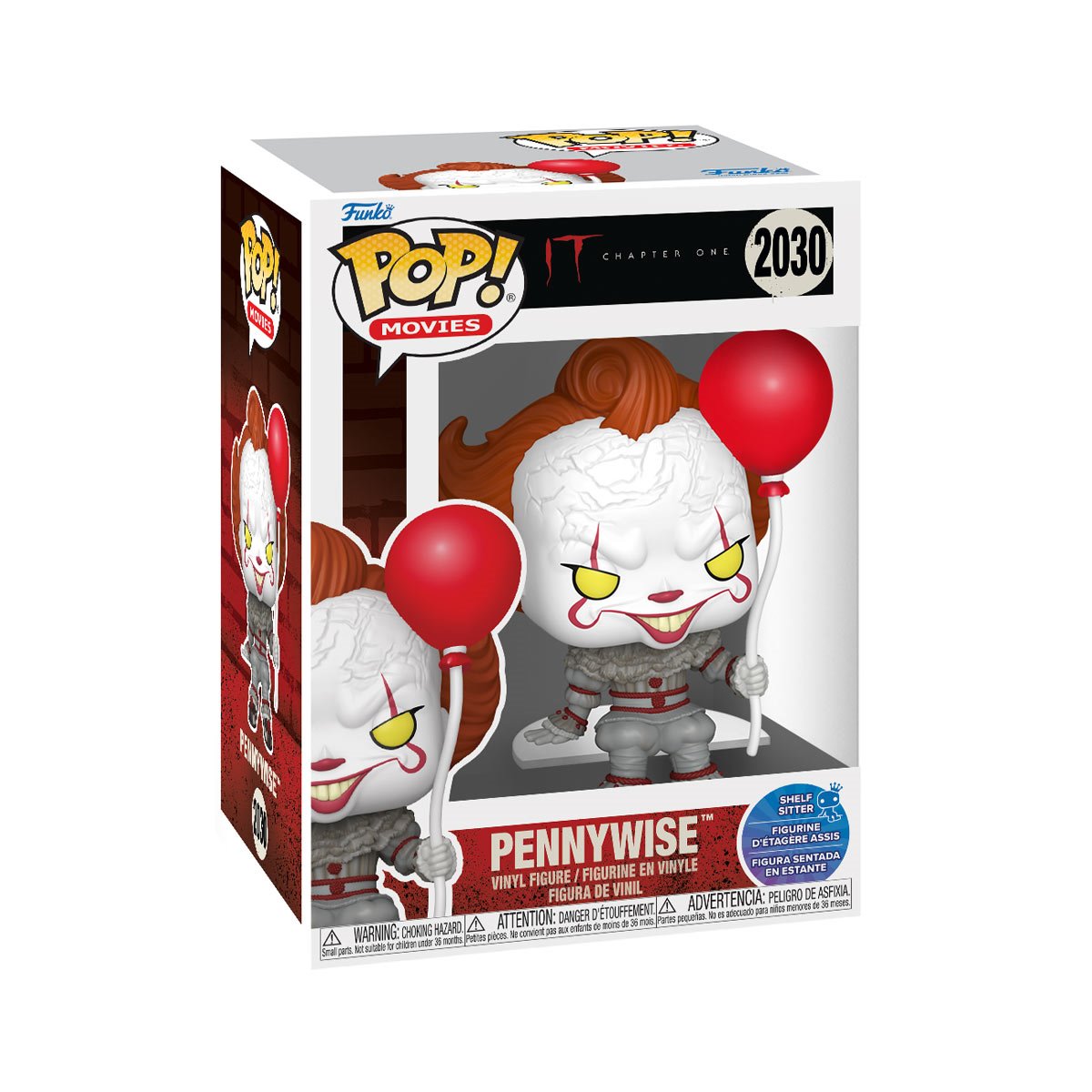Funko POP! IT Chapter One – Pennywise Shelf Sitter boxed vinyl figure
