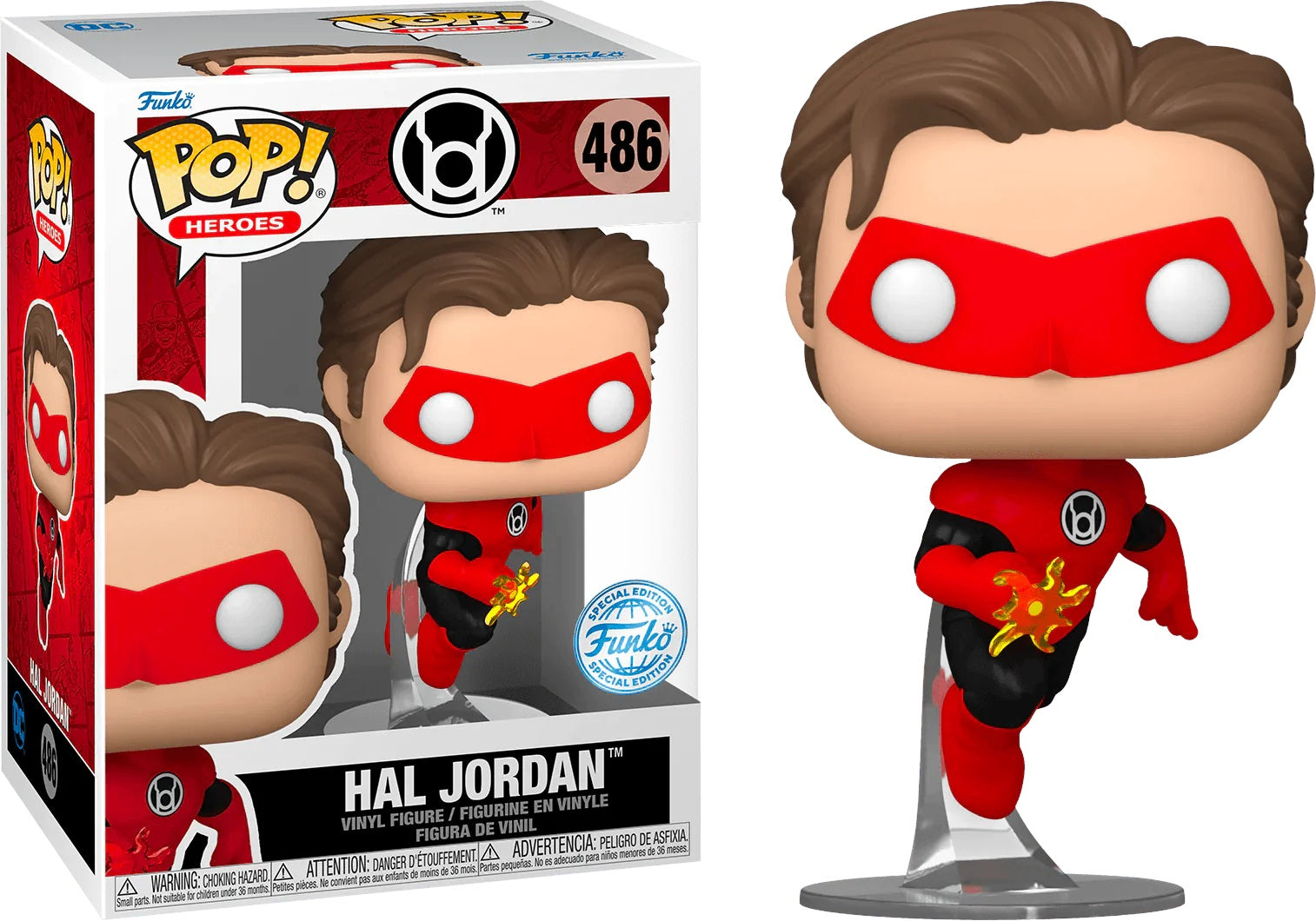 DC Superheroes: Hal Jordan (Red Lantern) Funko POP! Vinyl