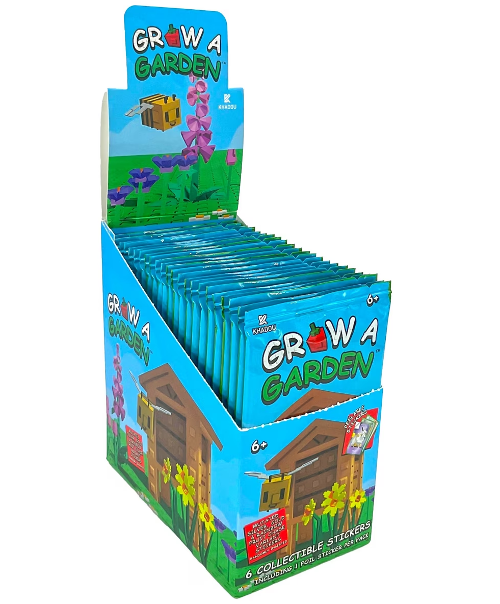 Grow a Garden Collectible Sticker Booster Box (24 Packs)