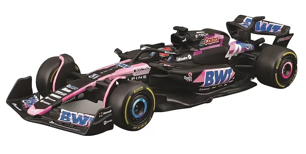Bburago Alpine A524 Esteban Ocon 2024 1:43 Diecast Model