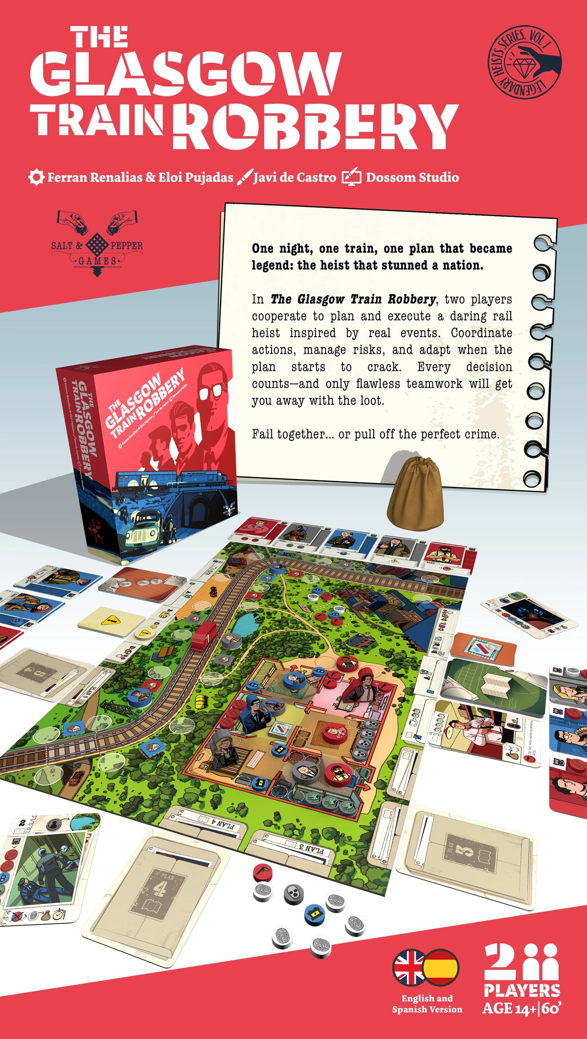 The Glasgow Train Robbery Board Game