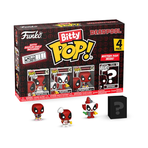 Deadpool: Bitty Pop! Vinyl Figure Backyard Griller 4-Pack