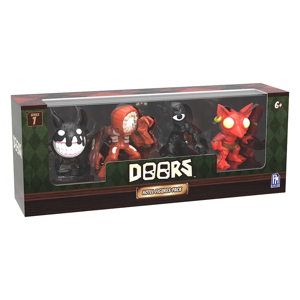 DOORS Hotel Figures minifigure 4-pack in retail packaging