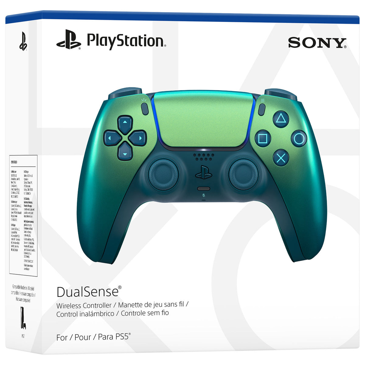 Sony PlayStation 5 DualSense V3 Wireless Controller Chroma Teal retail box