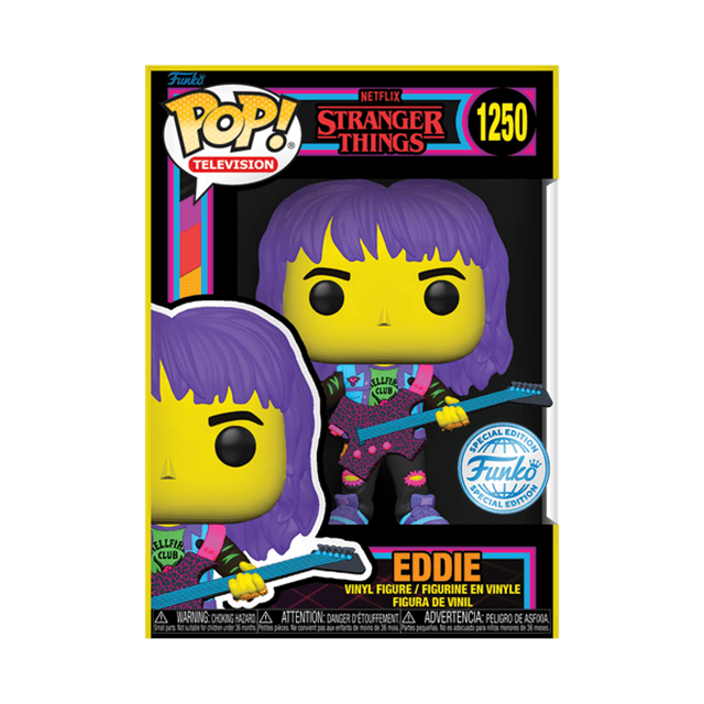 Stranger Things: Eddie (Black Light) Funko Pop! Vinyl