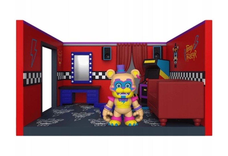 Five Nights at Freddy's Snaps: Glamrock Freddy w/ Dressing Room