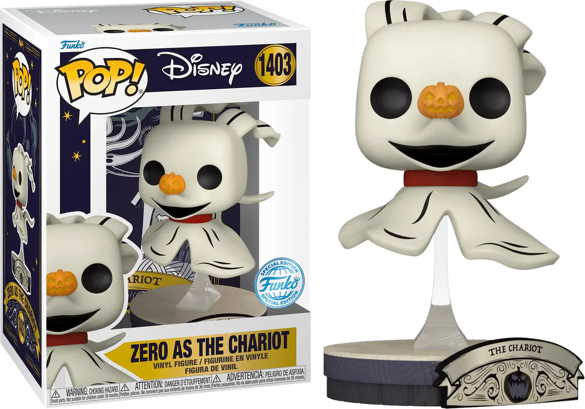 Nightmare Before Christmas: Zero as the Chariot (Tarot) Funko POP! Vinyl