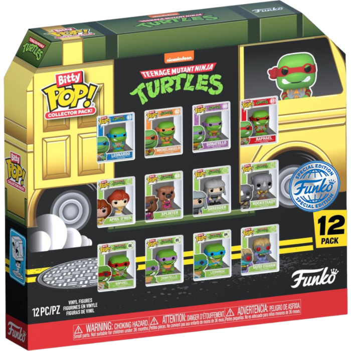 Teenage Mutant Ninja Turtles Funko Bitty POP! Collector 12-Pack