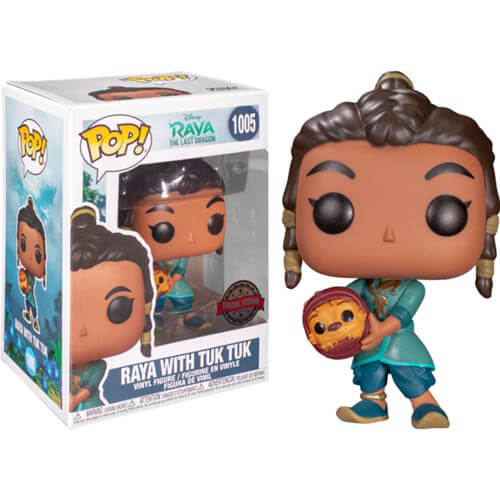 Raya and the Last Dragon: Raya w/ Baby Tuk Tuk Funko POP! Vinyl
