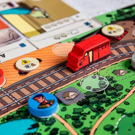 The Glasgow Train Robbery Board Game