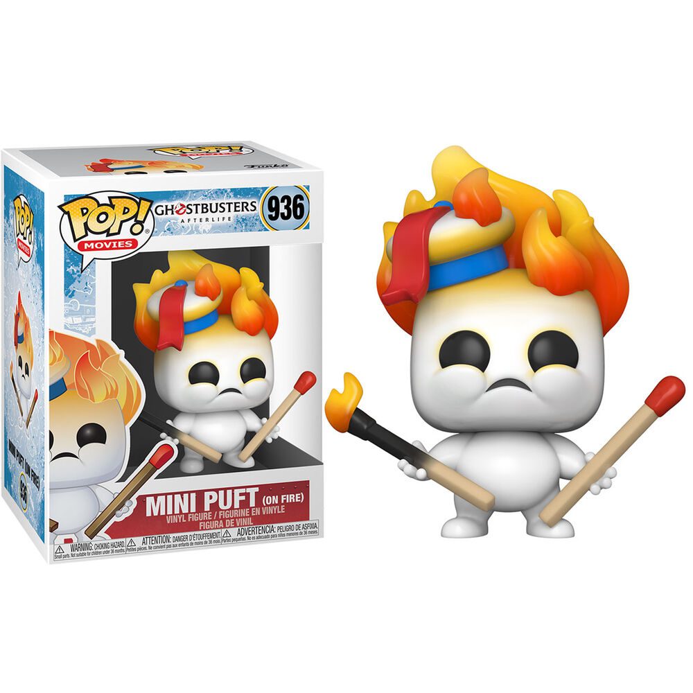 Ghostbusters Afterlife: Mini Puft (On Fire) Funko POP! Vinyl – Toys 'N' Geek