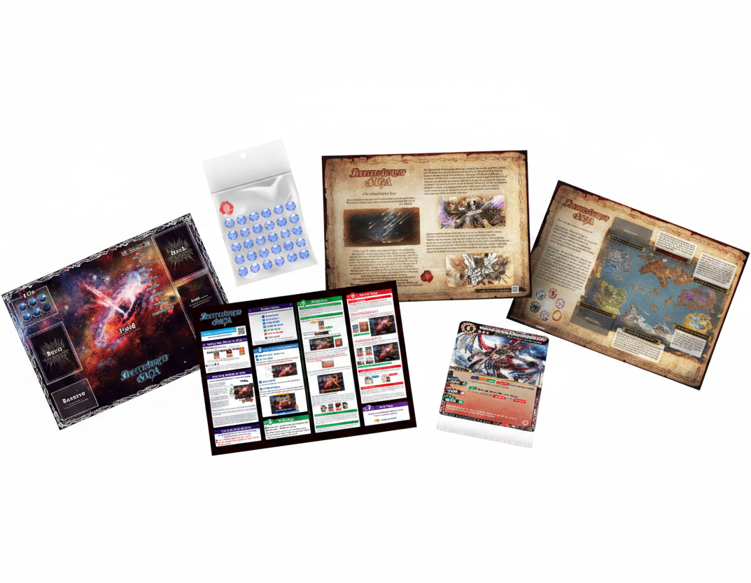 Battle Spirits Saga Half Deck & World View Sheet