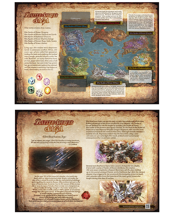 Battle Spirits Saga Half Deck & World View Sheet