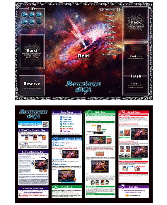 Battle Spirits Saga Half Deck & World View Sheet