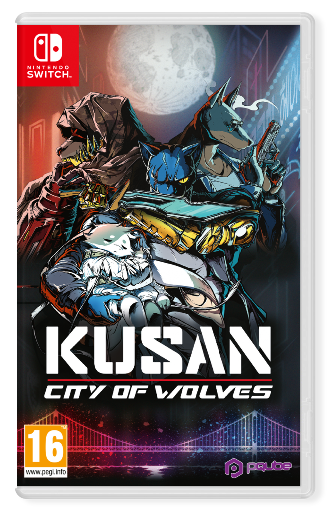 Kusan City of Wolves Nintendo Switch game case