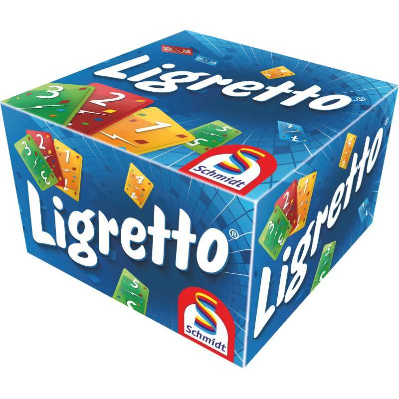 Ligretto Blue card game box