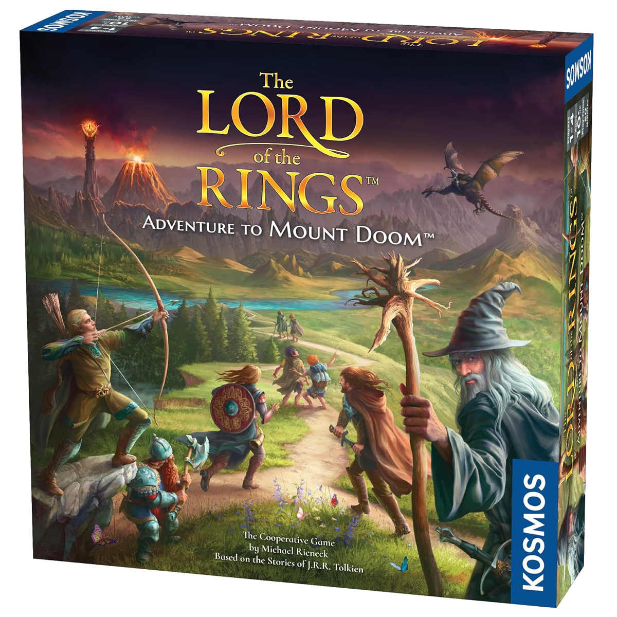 The Lord of the Rings: Adventure to Mount Doom Board Game retail packaging