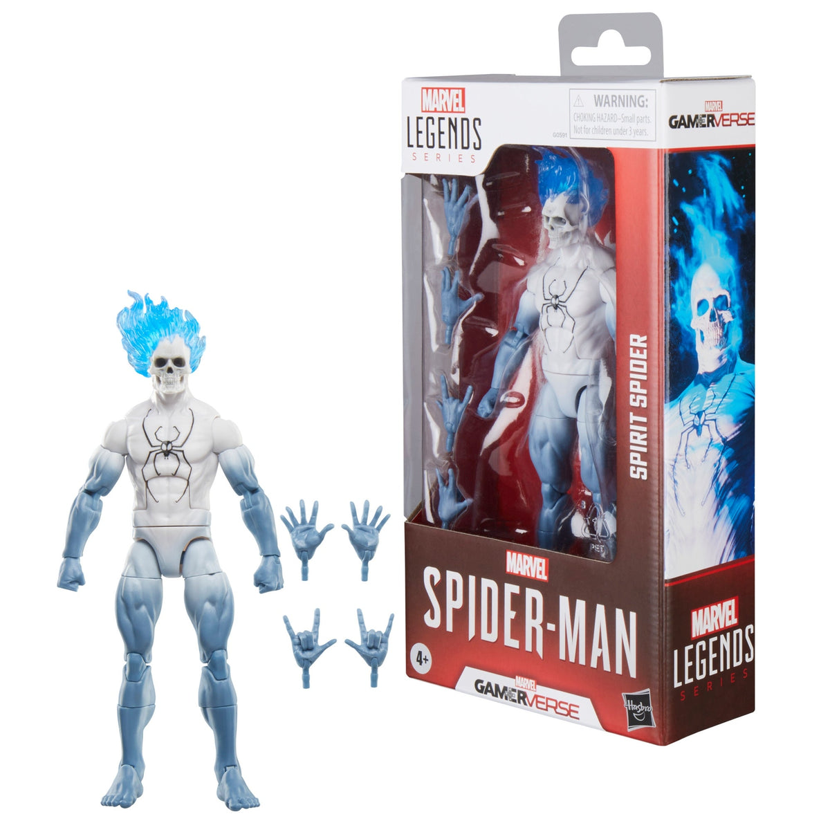 Marvel Legends Gamerverse Spirit Spider action figure in retail packaging