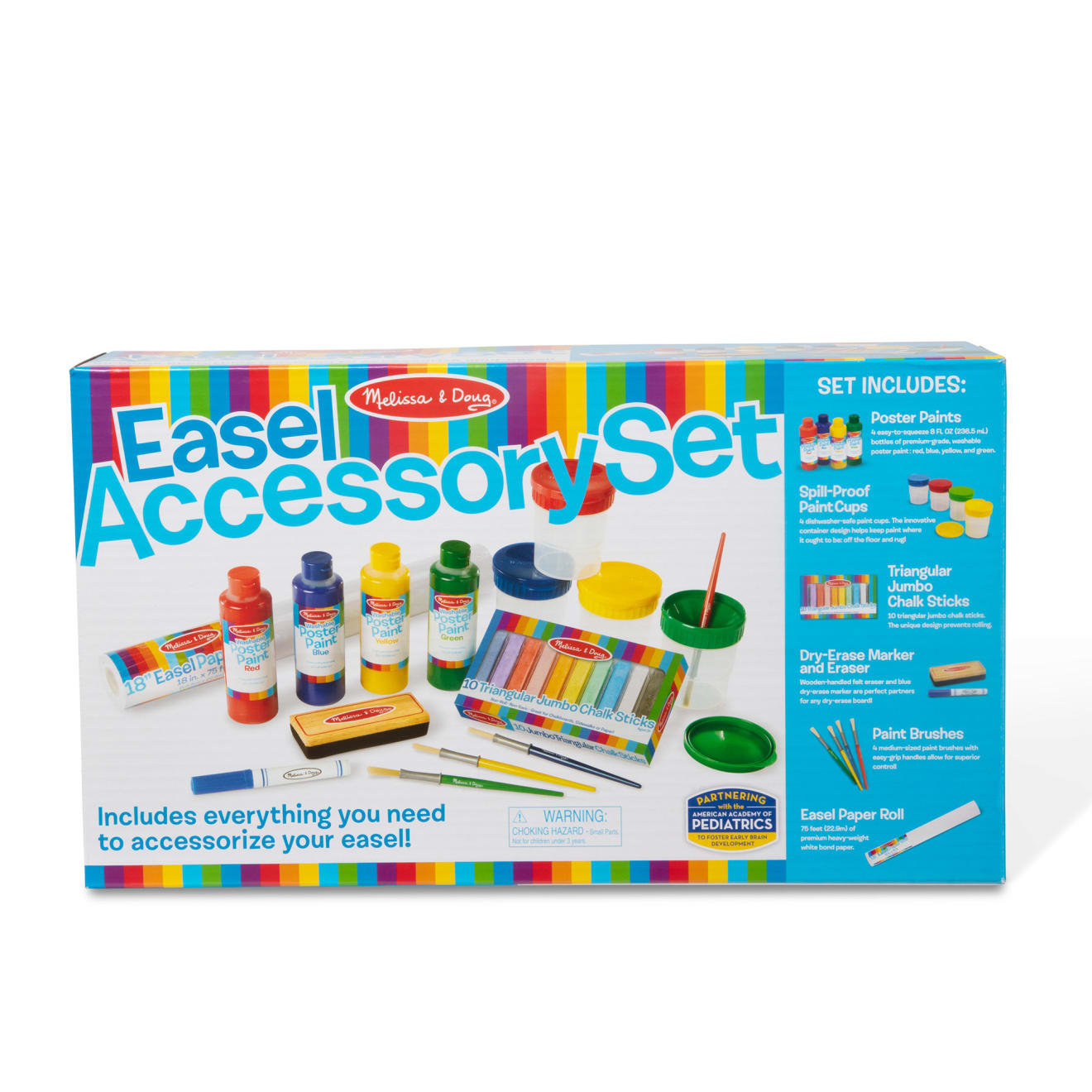 Melissa & Doug Easel Companion Accessory Set retail packaging