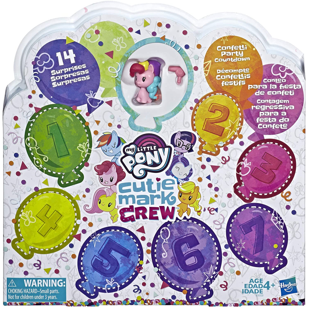 My Little Pony Cutie Mark Crew Confetti Party Countdown complete retail packaging