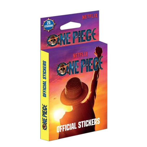 One Piece Live Action official stickers multipack containing five packets