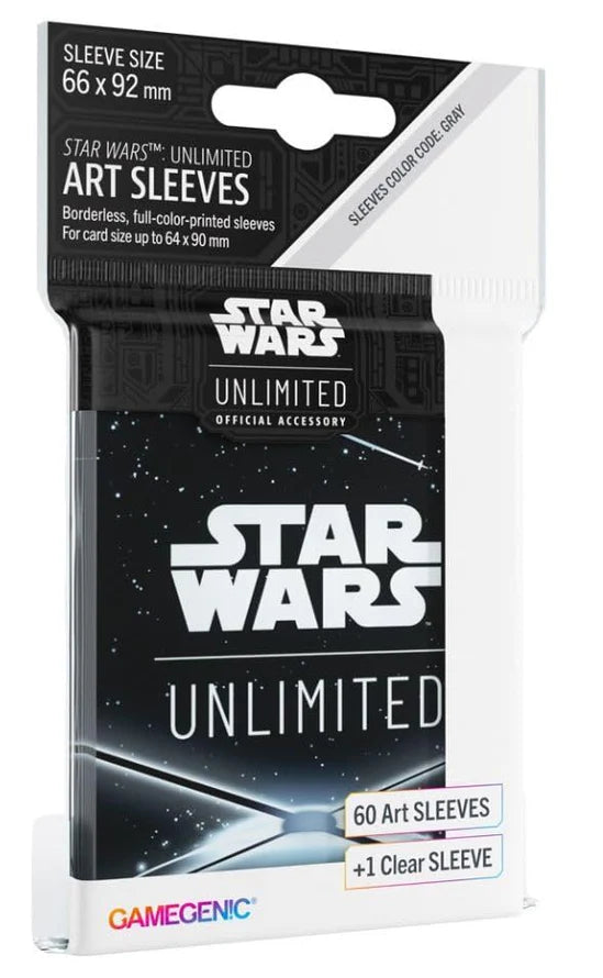 Star Wars: Unlimited Card Game - Card Back Black Art Sleeves