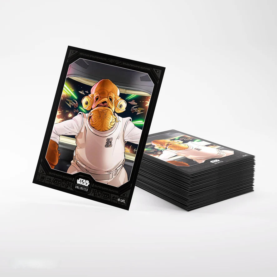 Star Wars: Unlimited Card Game - Admiral Ackbar Art Sleeves Star Wars: Unlimited Card Game - Admiral Ackbar Art Sleeves