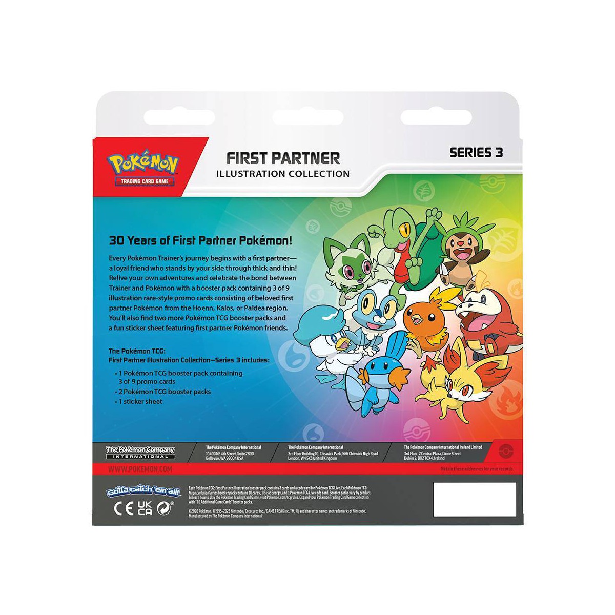 Pokemon TCG First Partner Illustration Collection Series 3 alternate product view
