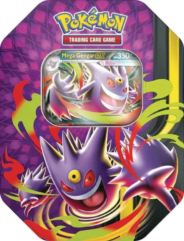 Pokemon TCG: Mega Moonlit Gengar EX Tin