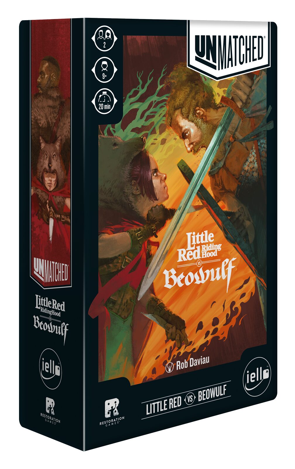 Unmatched Little Red vs Beowulf retail box