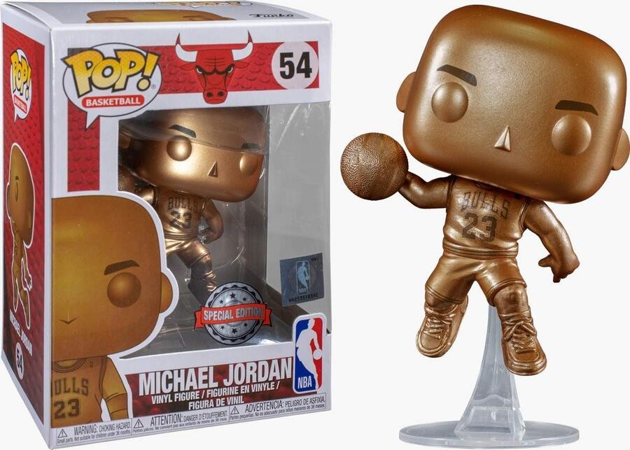 NBA Chicago Bulls Michael Jordan (Bronze) Funko Pop! Vinyl