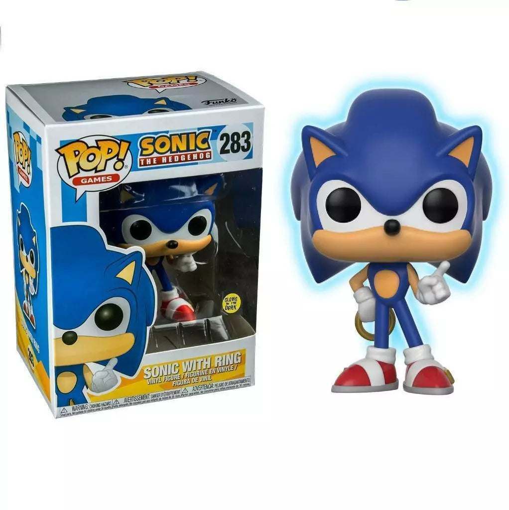Sonic The Hedgehog: Sonic with Ring (Glow in the Dark) Funko Pop! Vinyl