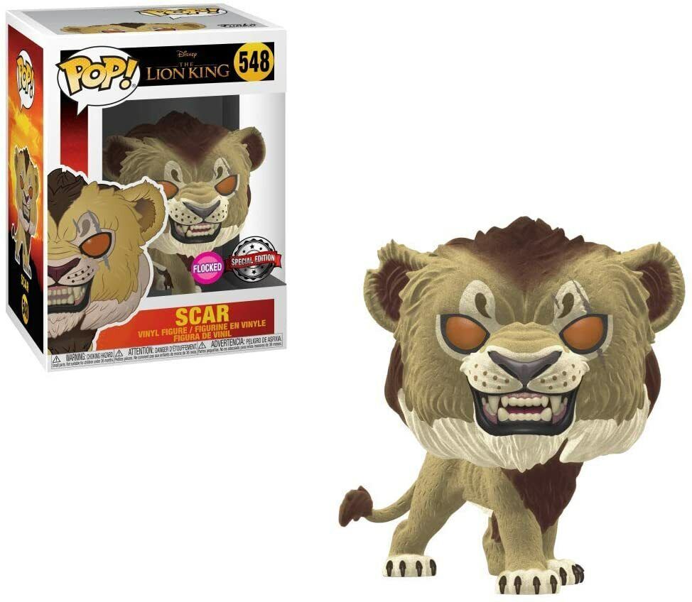 Disney The Lion King: Scar (Flocked) Funko POP! Vinyl