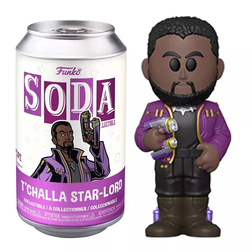 Funko Vinyl Soda: Marvel What If...? T'Challa Star Lord