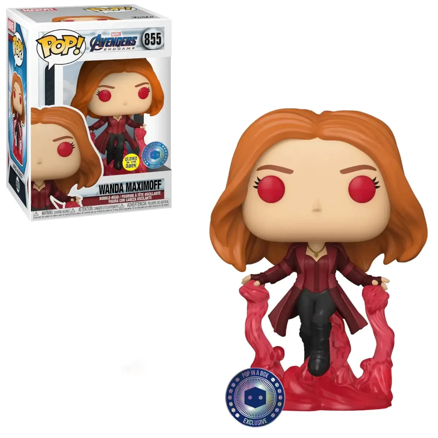 Marvel Avengers Endgame: Wanda Maximoff (GITD) Funko POP! Vinyl