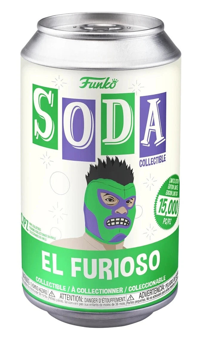 Funko Vinyl Soda: Marvel Luchadores - El Furioso (The Hulk)