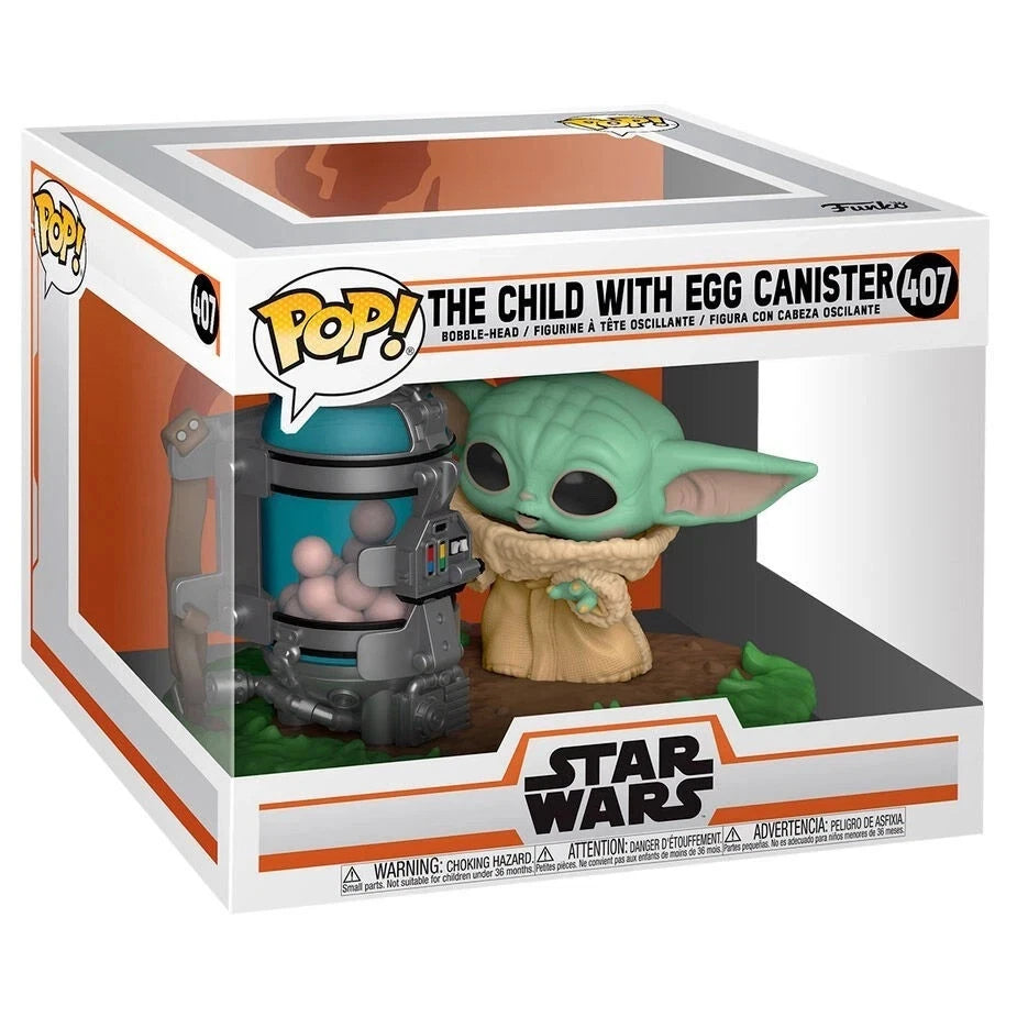 Star Wars The Mandalorian: Grogu (The Child) w/ Egg Canister Funko Pop! Deluxe