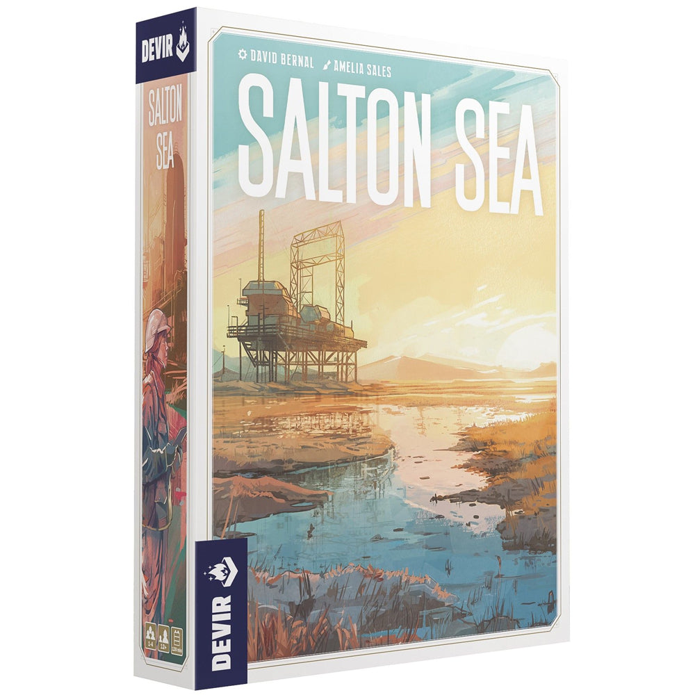 Salton Sea Board Game retail packaging
