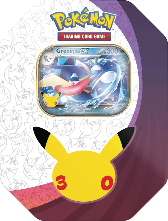 Pokémon TCG: 30th Celebration Greninja ex Tin