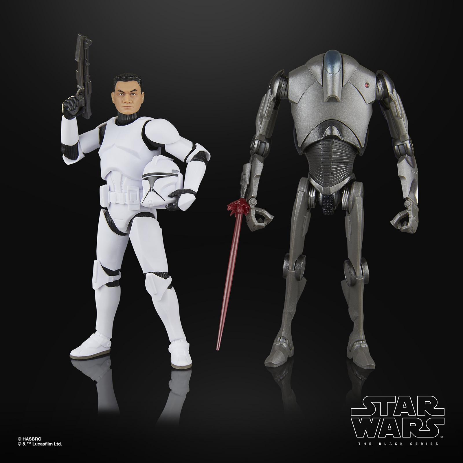 Star Wars The Black Series Phase I Clone Trooper and Super Battle Droid alternate product view
