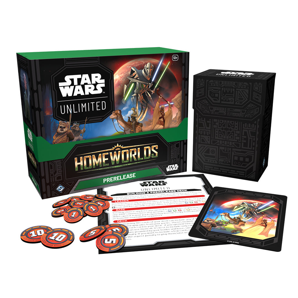 Star Wars Unlimited Homeworlds Prerelease Box retail packaging