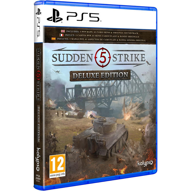 Sudden Strike 5 Deluxe Edition PS5 retail game cover