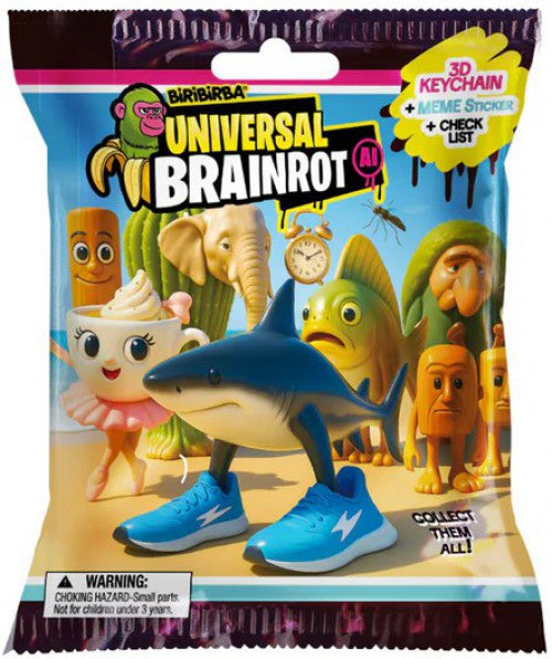 Universal Brainrot AI 3D Keychain sealed mystery pack